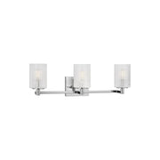 Lando 25" 3-Light Bathroom Vanity, Chrome Finish - Bees Lighting