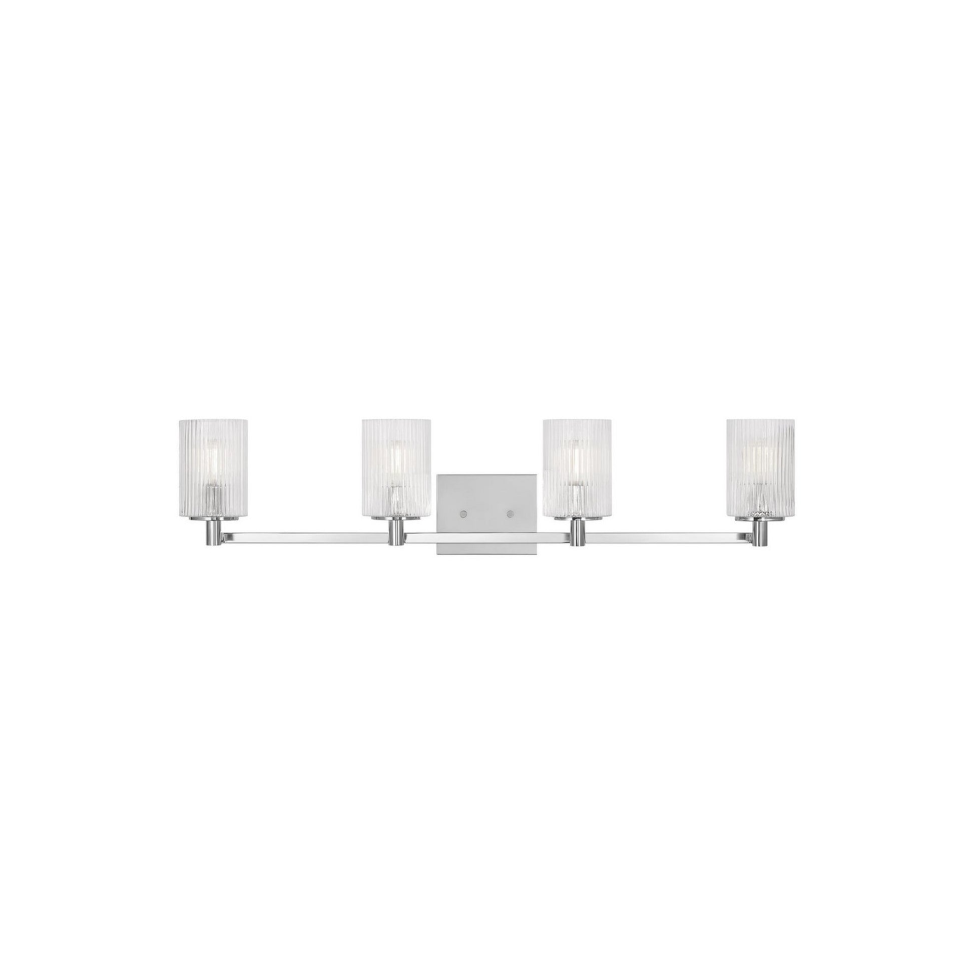 Lando 35" 4-Light Bathroom Vanity, Chrome Finish - Bees Lighting