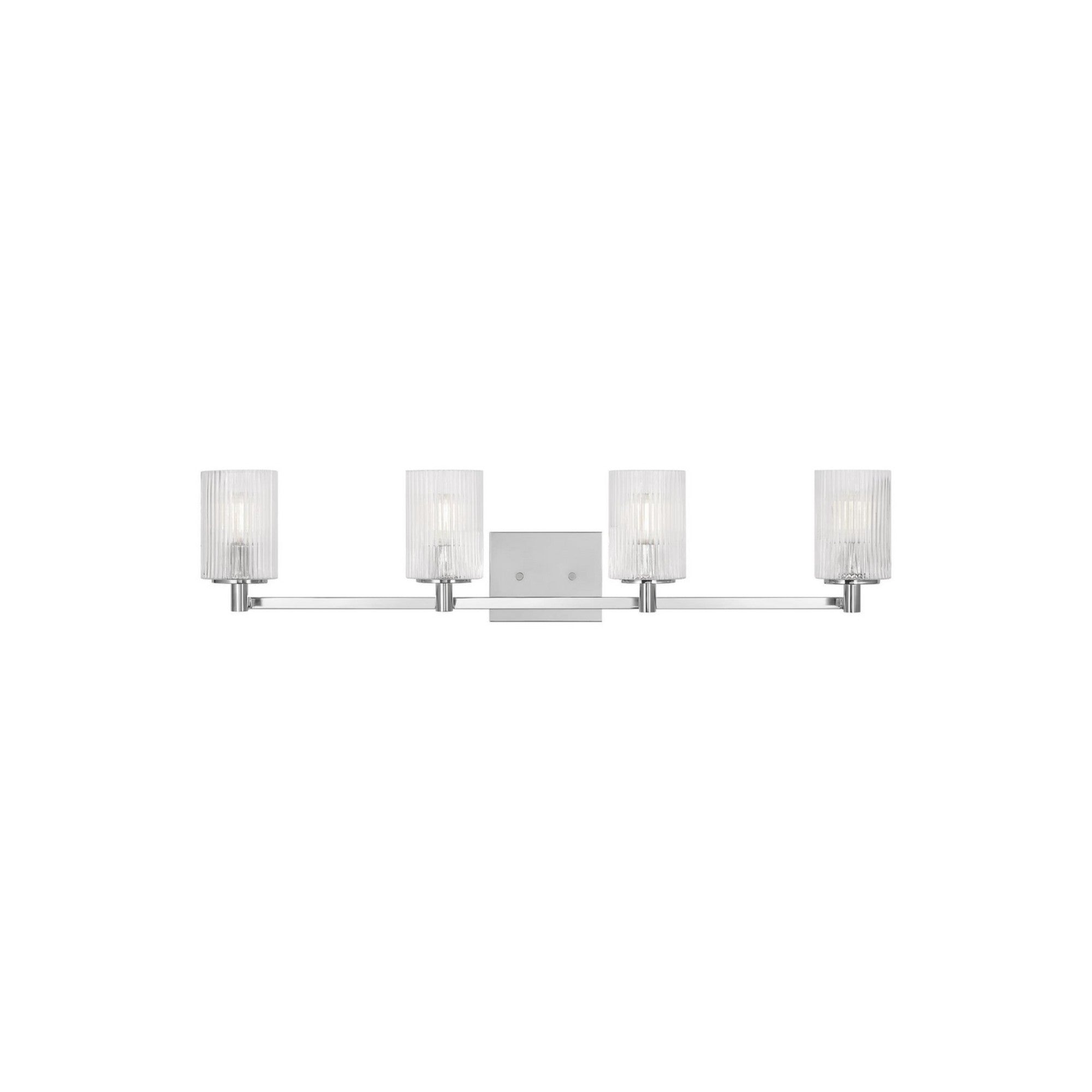 Lando 35" 4-Light Bathroom Vanity, Chrome Finish - Bees Lighting
