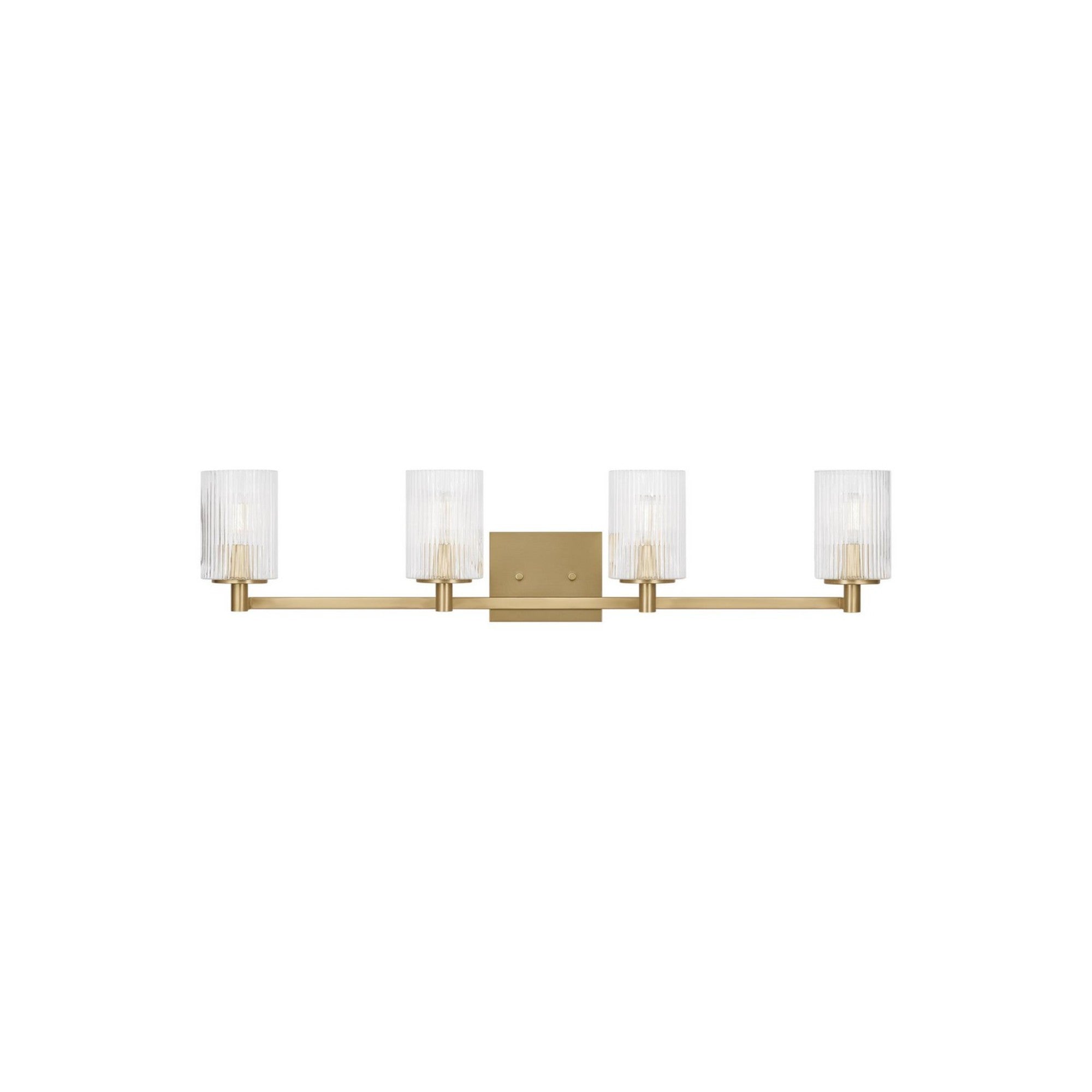 Lando 35" 4-Light Bathroom Vanity, Satin Bronze Finish - Bees Lighting