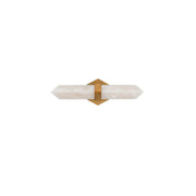 Javelin 18" LED Bath Vanity, Aged Brass Finish - Bees Lighting