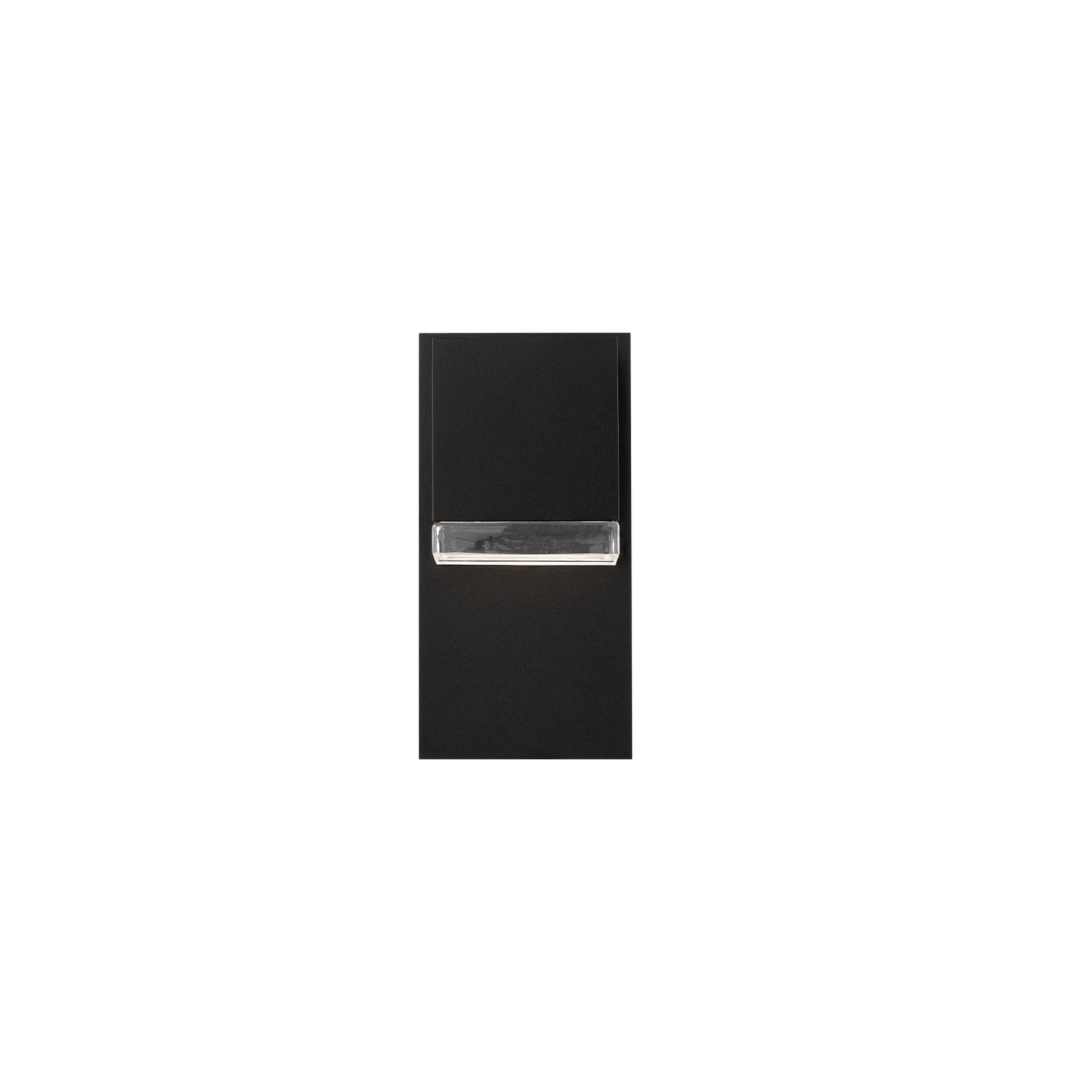 Draped 18" LED Outdoor Wall Sconce, Black Finish - Bees Lighting