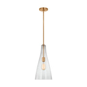 Arilda 9" Pendant, Satin Brass Finish - Bees Lighting