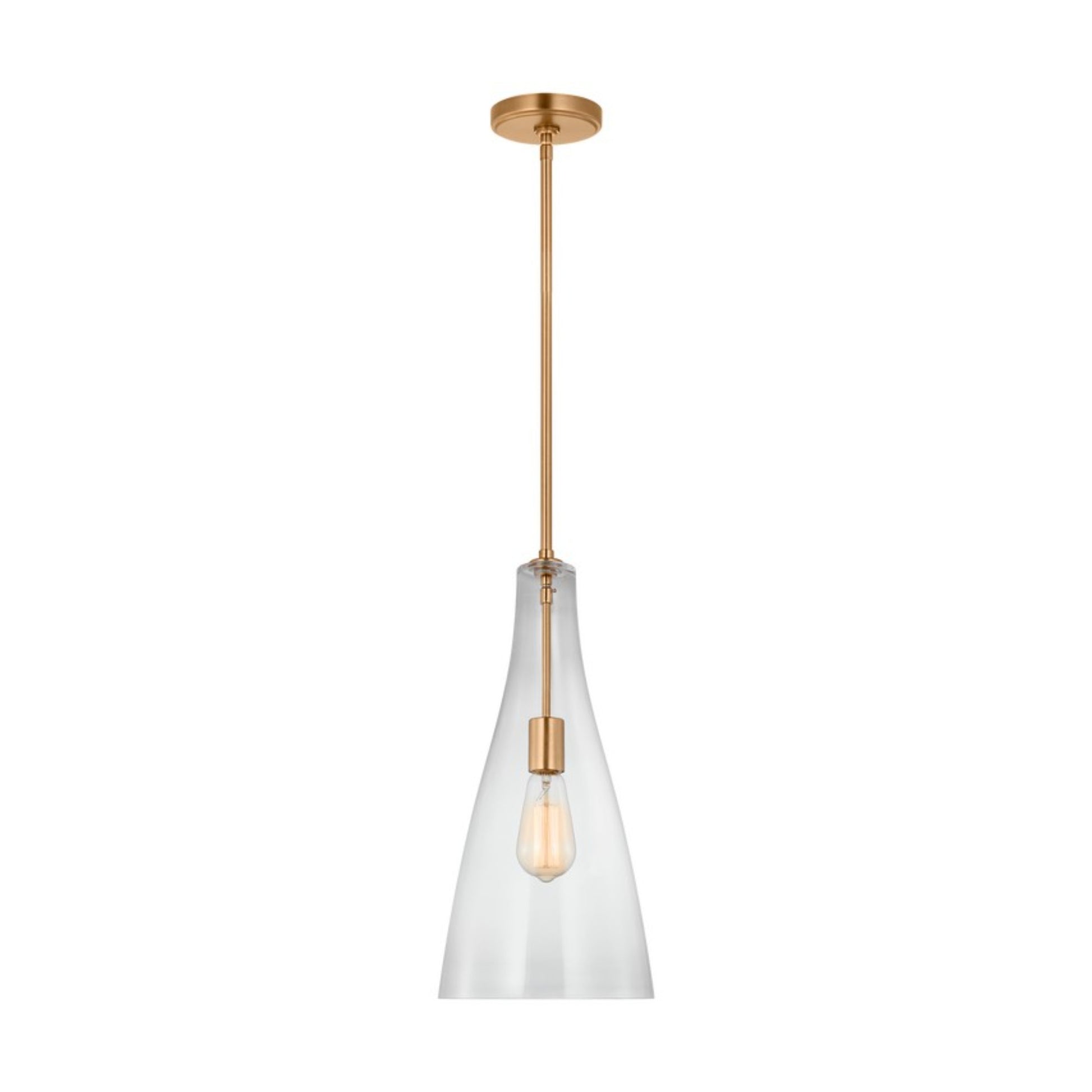 Arilda 9" Pendant, Satin Brass Finish - Bees Lighting