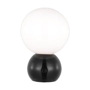 Suki Rechargeable Mini Table Lamp, 9V, Gloss Black Finish - Bees Lighting
