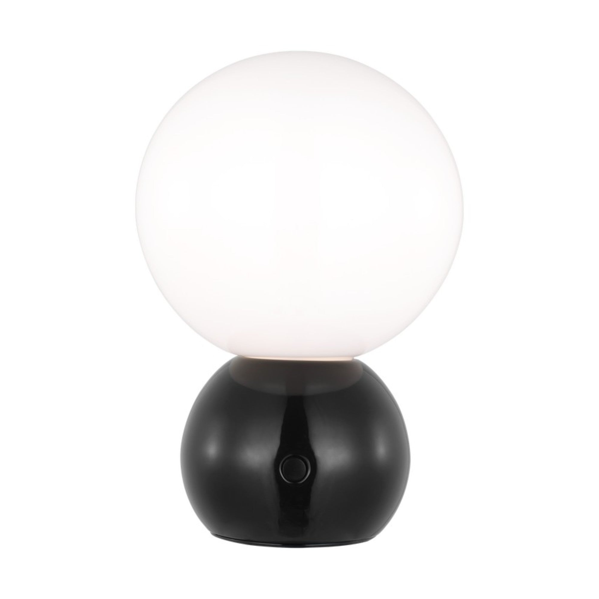 Suki Rechargeable Mini Table Lamp, 9V, Gloss Black Finish - Bees Lighting