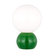Suki Rechargeable Mini Table Lamp, 9V, Green Finish - Bees Lighting