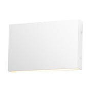 Brik 12" LED Outdoor Wall Sconce, 120-277V, White Finish - Bees Lighting