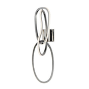 Unity 27" 3-Light LED Wall Sconce, Black Chrome Finish - Bees Lighting