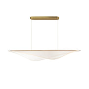 Manta 59" LED Linear Pendant, Gold Finish - Bees Lighting
