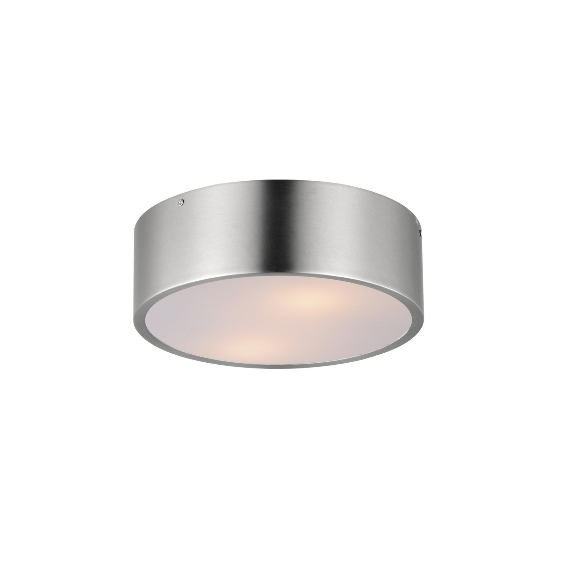 Tommy 12" 2-Light Surface Mount, Satin Nickel Finish - Bees Lighting