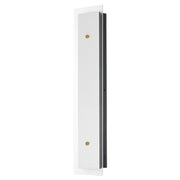 Spectre 30" LED Wall Sconce, Black & Natural Aged Brass Finish - Bees Lighting