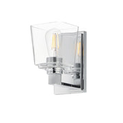 Cubos 8" Wall Sconce, Polished Chrome Finish - Bees Lighting