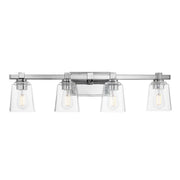 Cubos 31" 4-Light Bath Vanity, Polished Chrome Finish - Bees Lighting