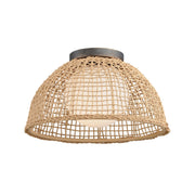 Cestino 16" Flush Mount, Antique Bronze Finish - Bees Lighting
