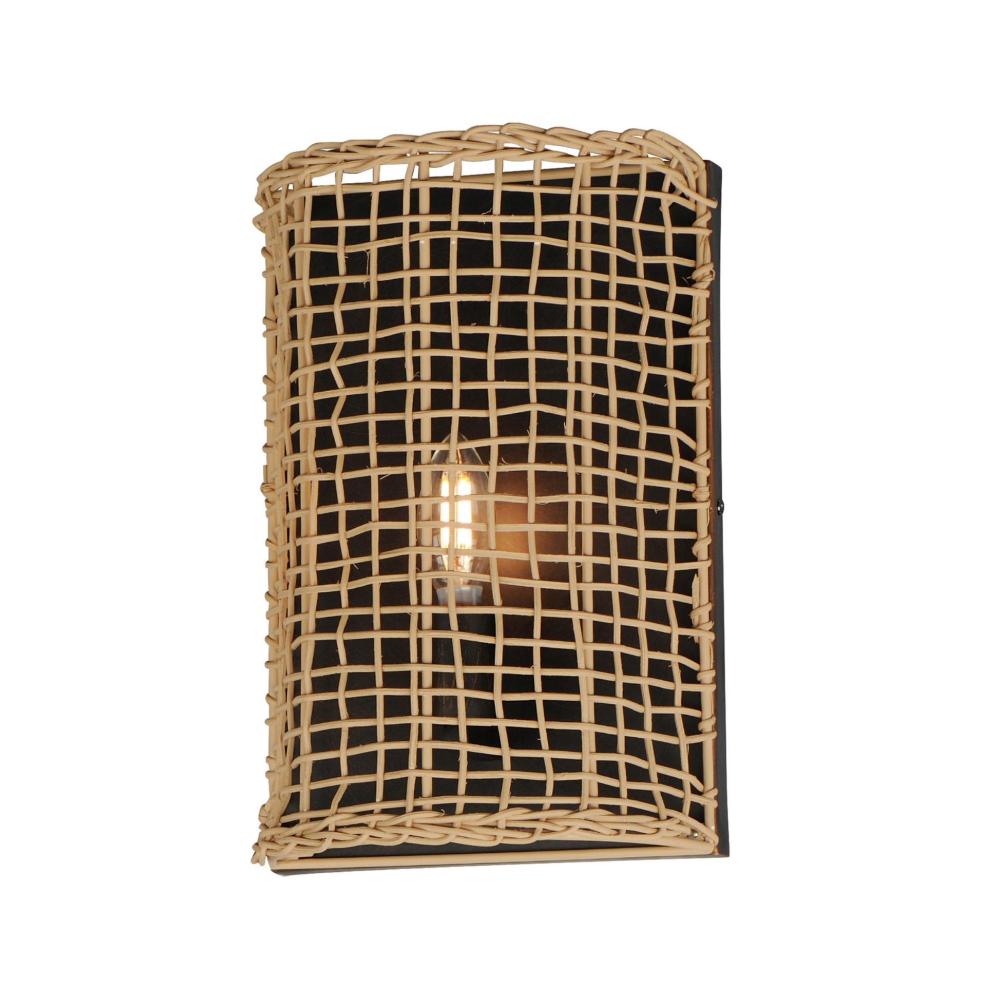 Cestino 12" Wall Sconce, Antique Bronze Finish - Bees Lighting