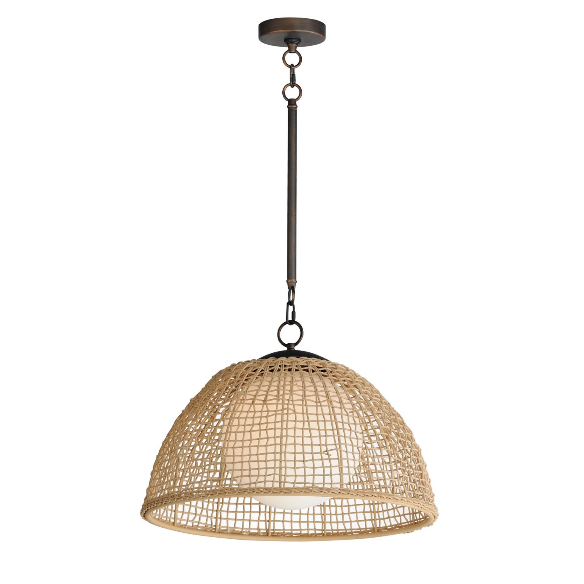 Cestino 21" Pendant, Antique Bronze Finish