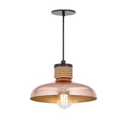 Bingham 10" Pendant, Copper Finish - Bees Lighting