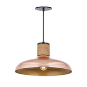 Bingham 17" Pendant, Copper Finish - Bees Lighting