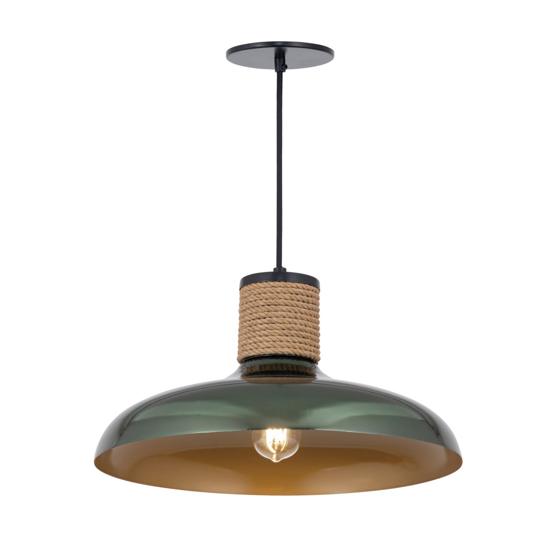 Bingham 17" Pendant, June Bug Finish - Bees Lighting