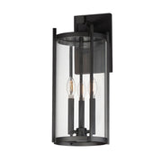 Belfry 20" 3-Light Wall Sconce, Black Finish - Bees Lighting