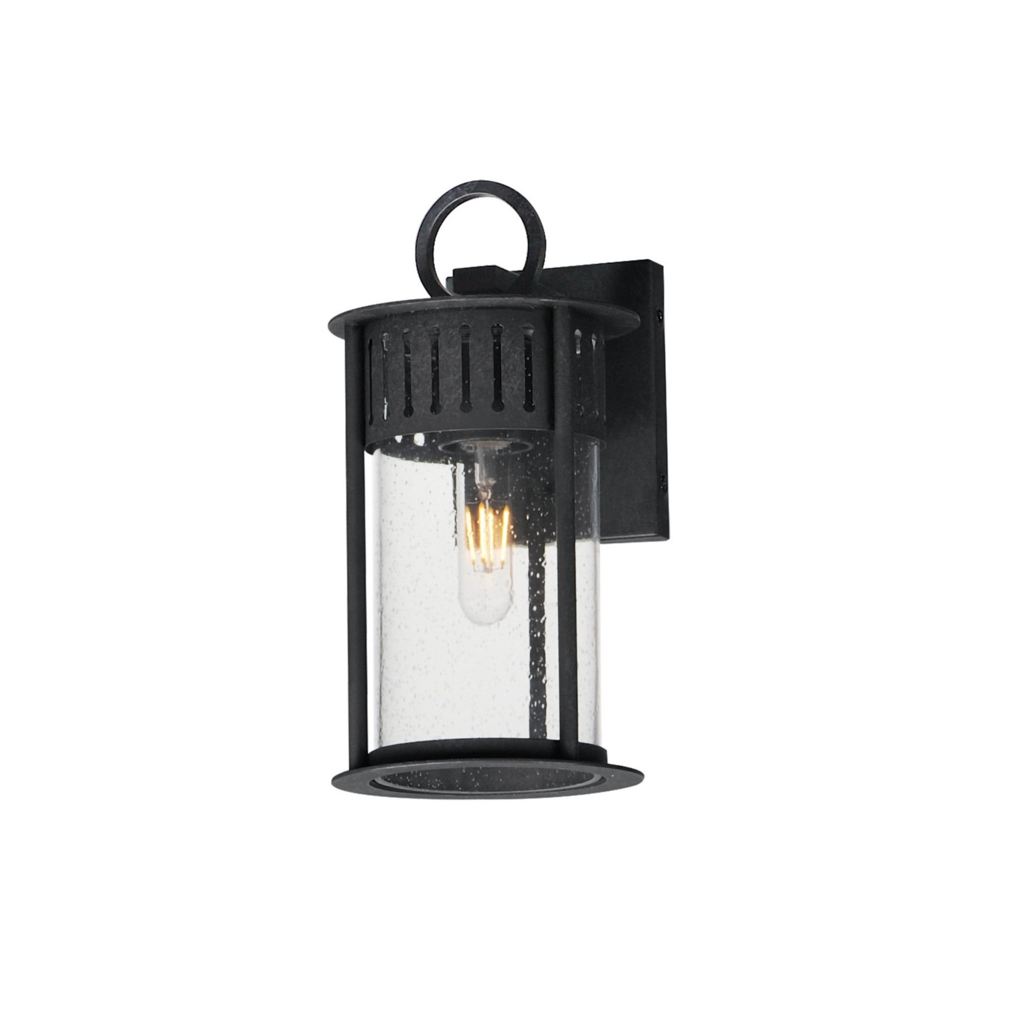 Windsor 13" Outdoor Wall Sconce, Black Patina Finish - Bees Lighting