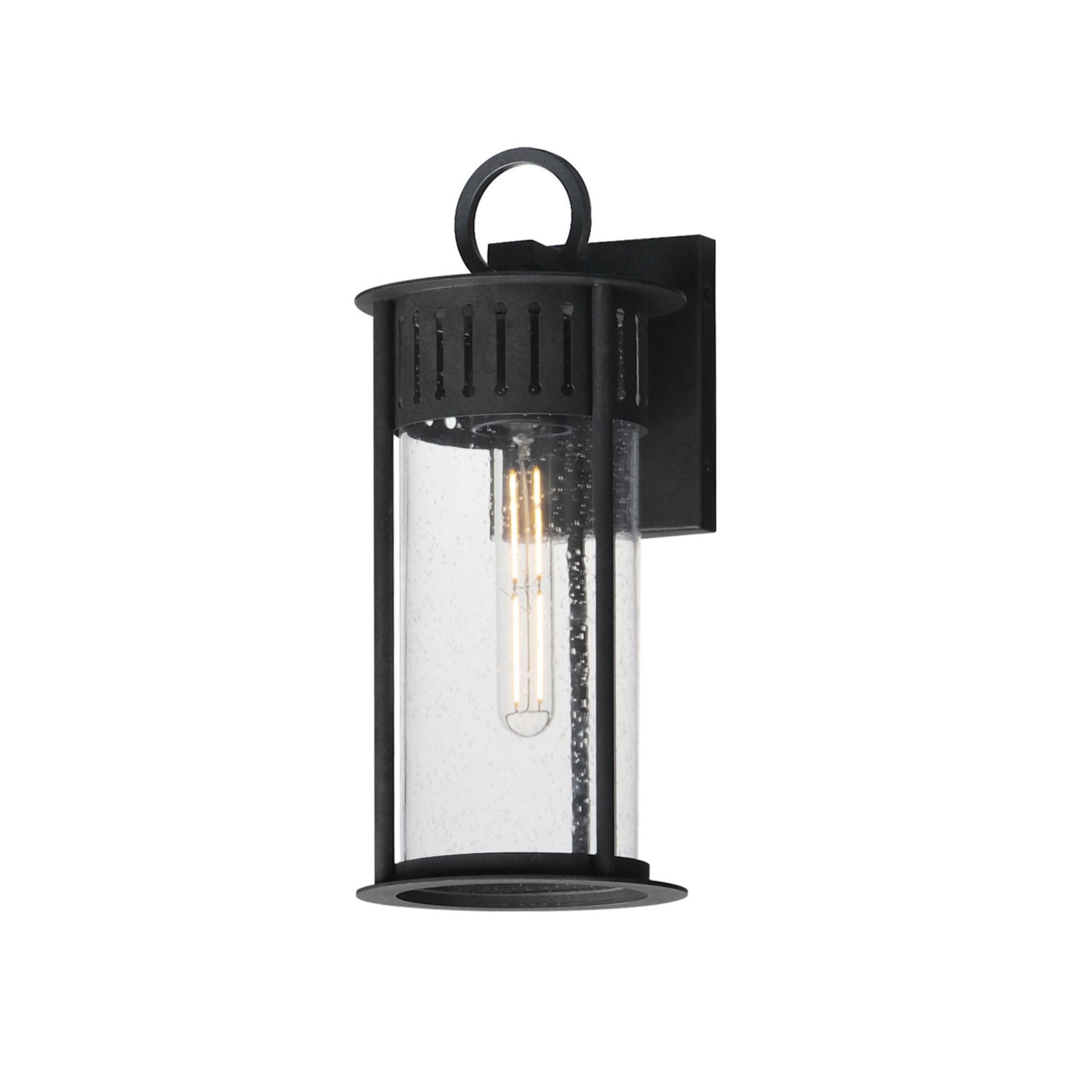 Windsor 15" Outdoor Wall Sconce, Black Patina Finish - Bees Lighting