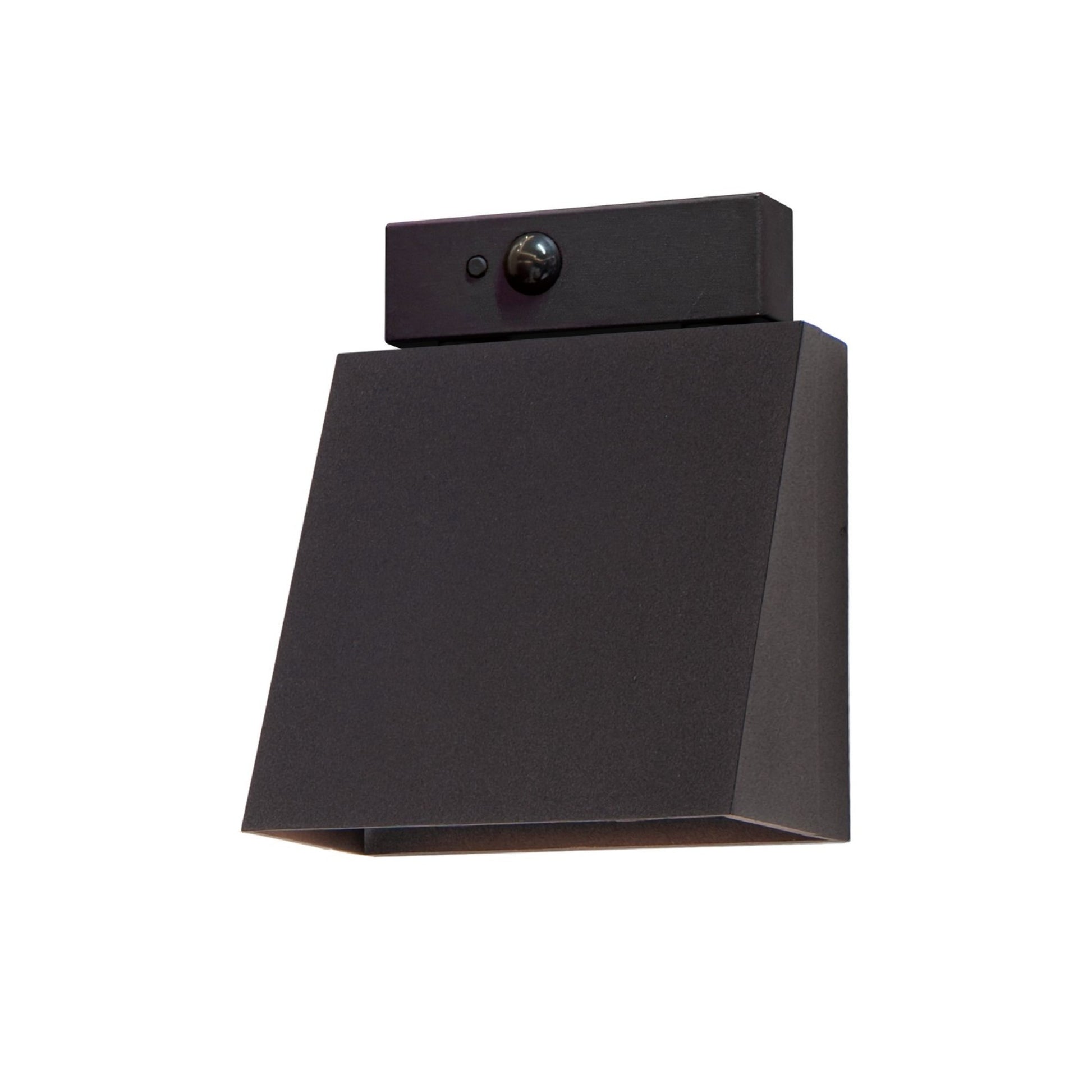 Pathfinder 7" LED Outdoor Wall Sconce, Architectural Bronze Finish, Motion & Photocell - Bees Lighting