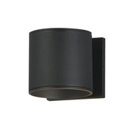 Stout 5" LED Wall Sconce, Black Finish - Bees Lighting