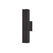 Culvert 15" LED Outdoor Wall Sconce, Bronze Finish, Up & Down Light - Bees Lighting