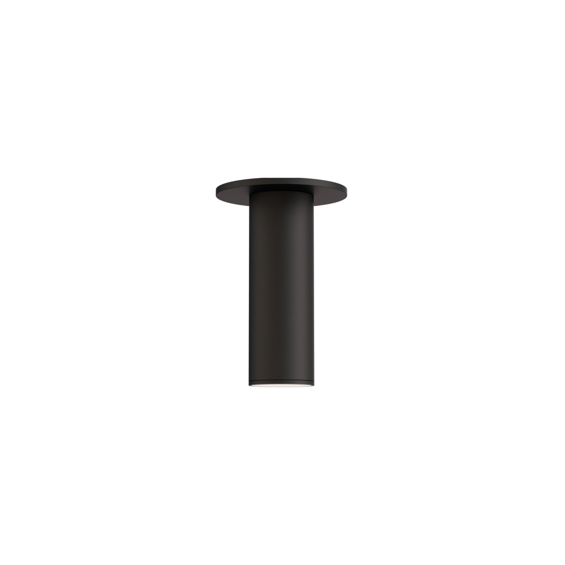 Calibro 8" LED Outdoor Flush Mount, Architectural Bronze Finish - Bees Lighting