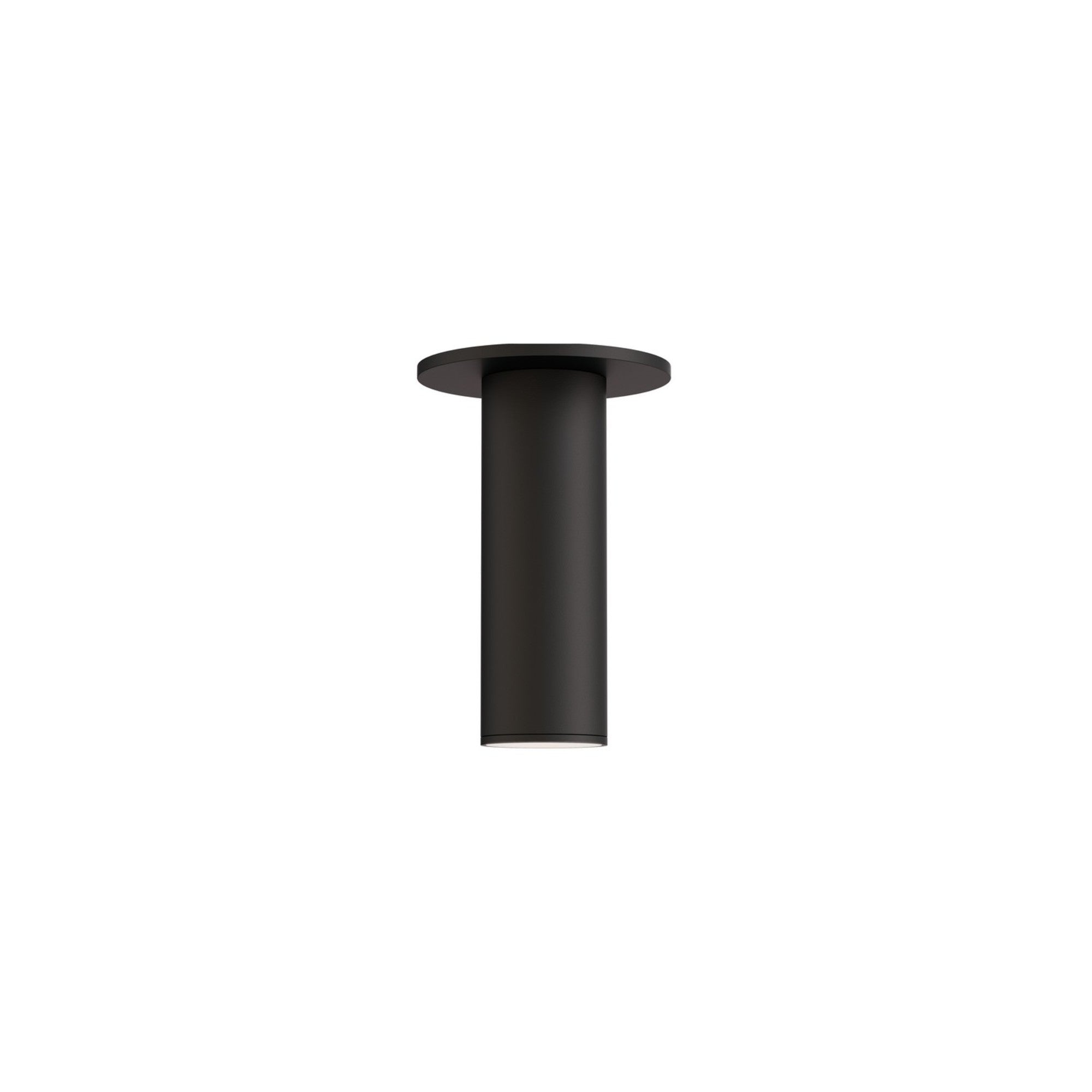 Calibro 8" LED Outdoor Flush Mount, Architectural Bronze Finish - Bees Lighting