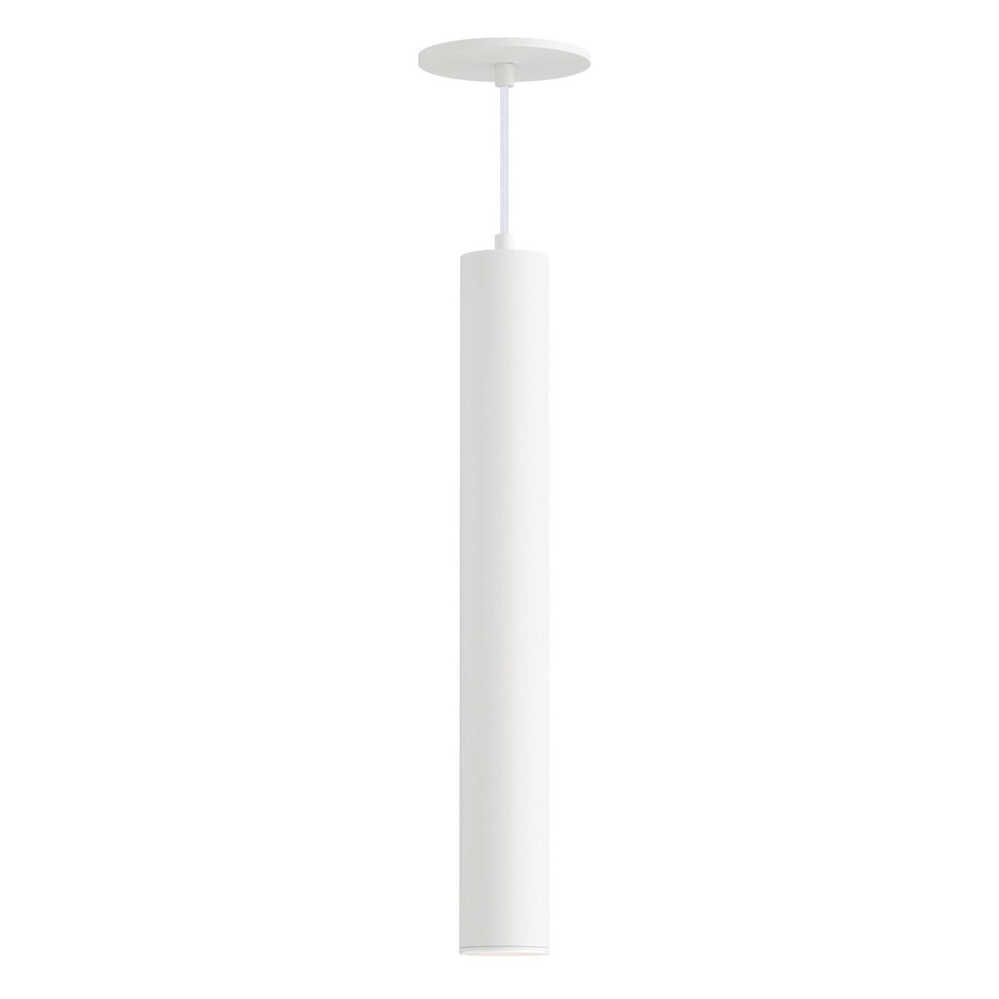 Calibro 20" LED Outdoor Pendant, White Finish - Bees Lighting