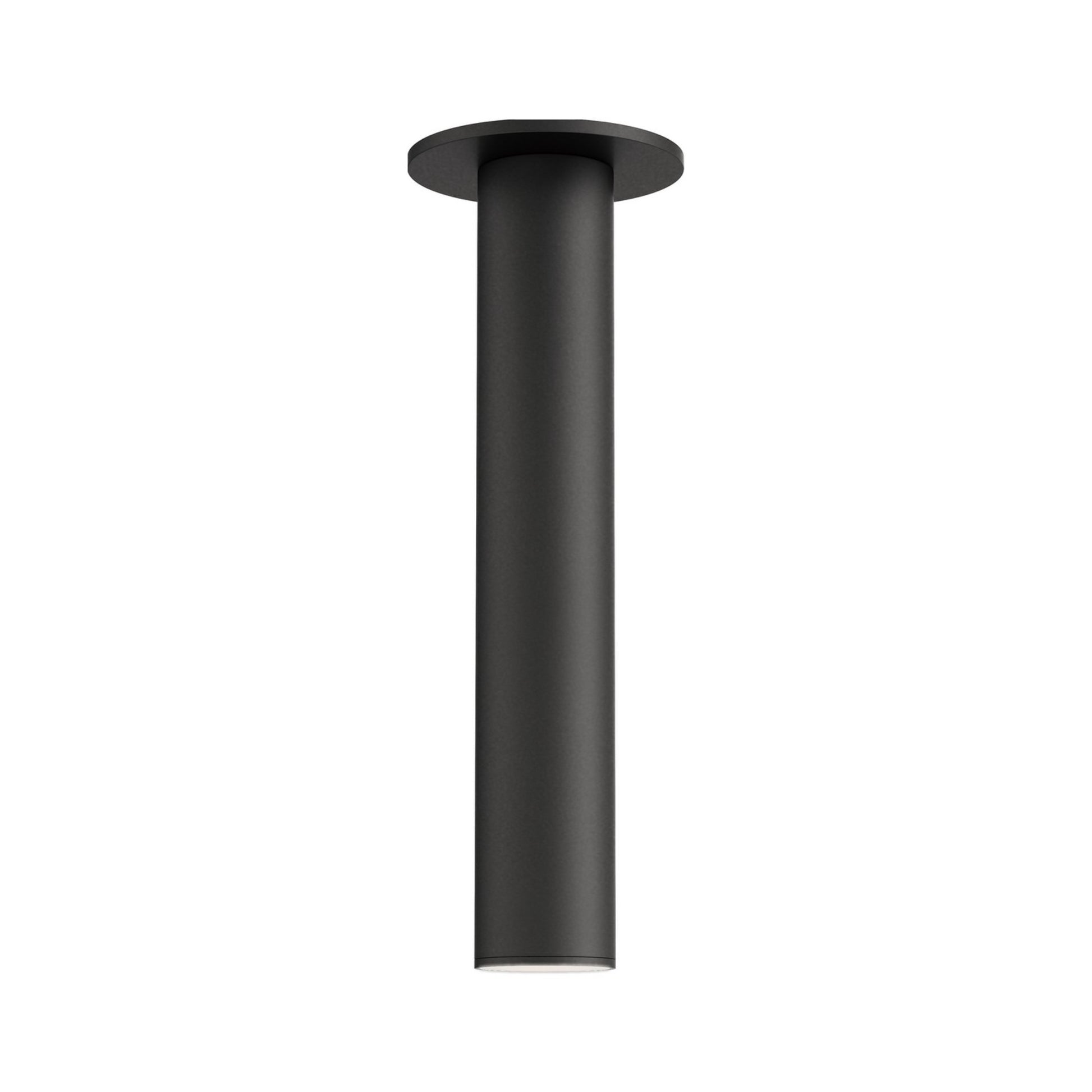 Calibro 15" LED Outdoor Flush Mount, Black Finish - Bees Lighting