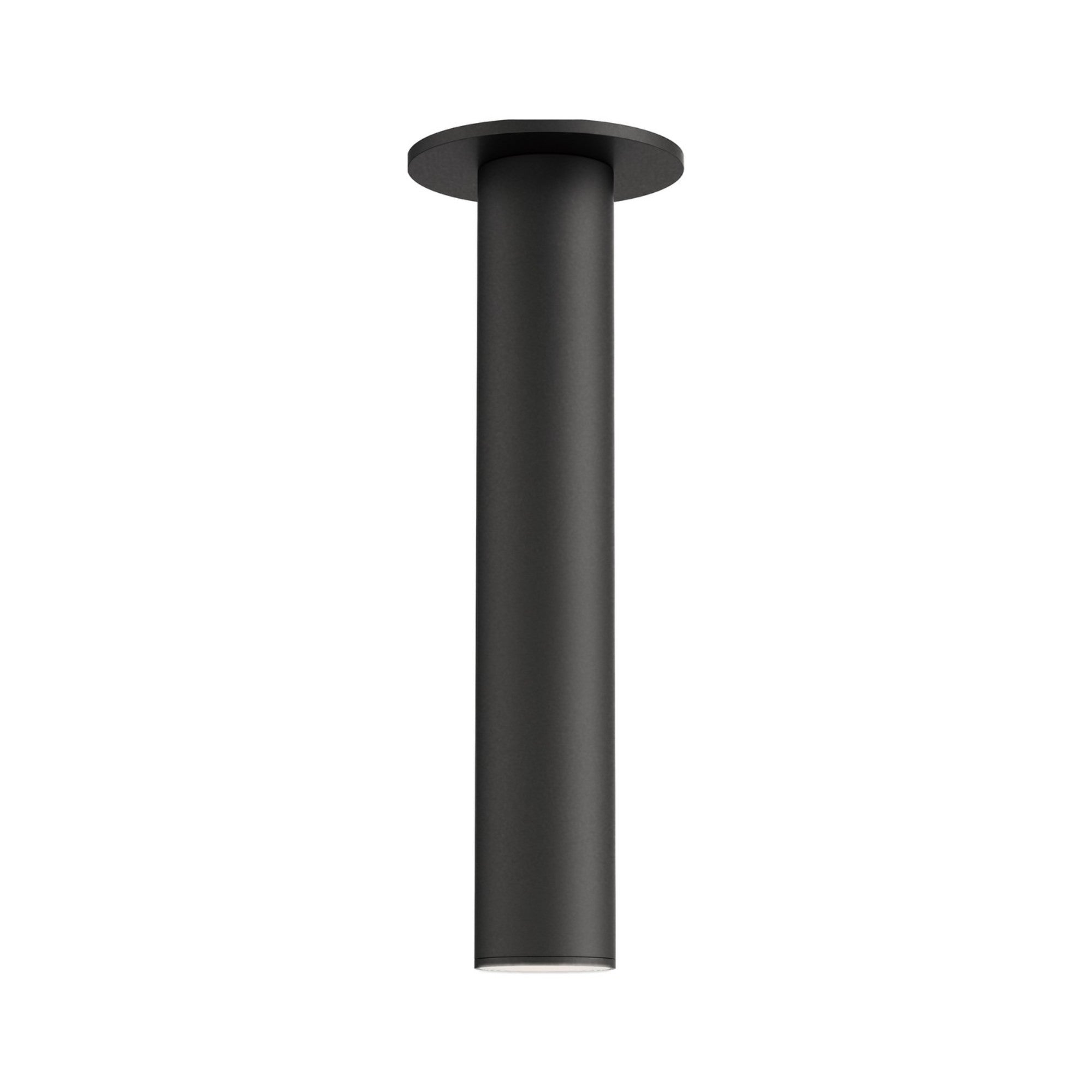 Calibro 15" LED Outdoor Flush Mount, Black Finish - Bees Lighting