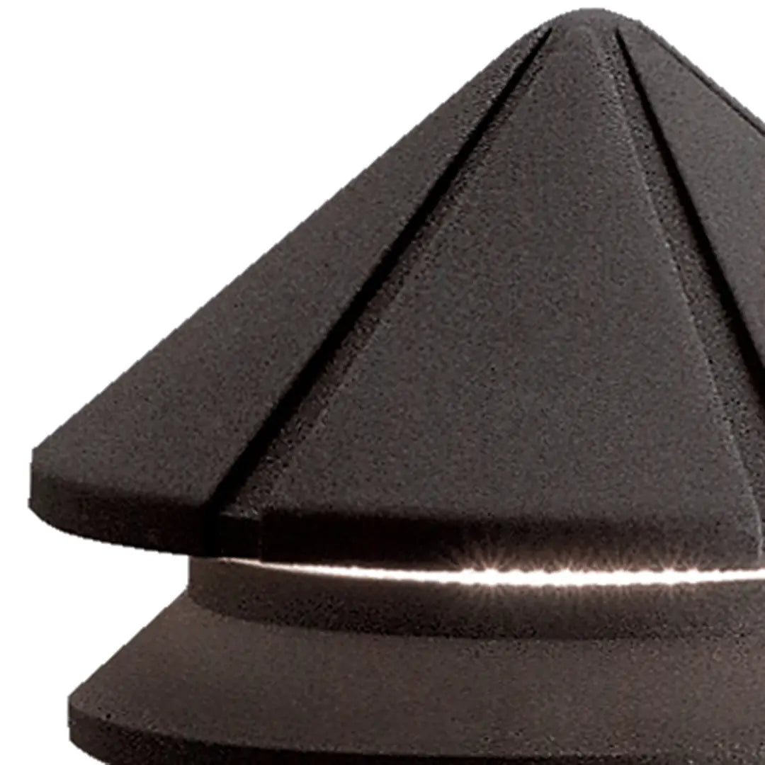 120V Three Tier Path Light Textured Architectural Bronze