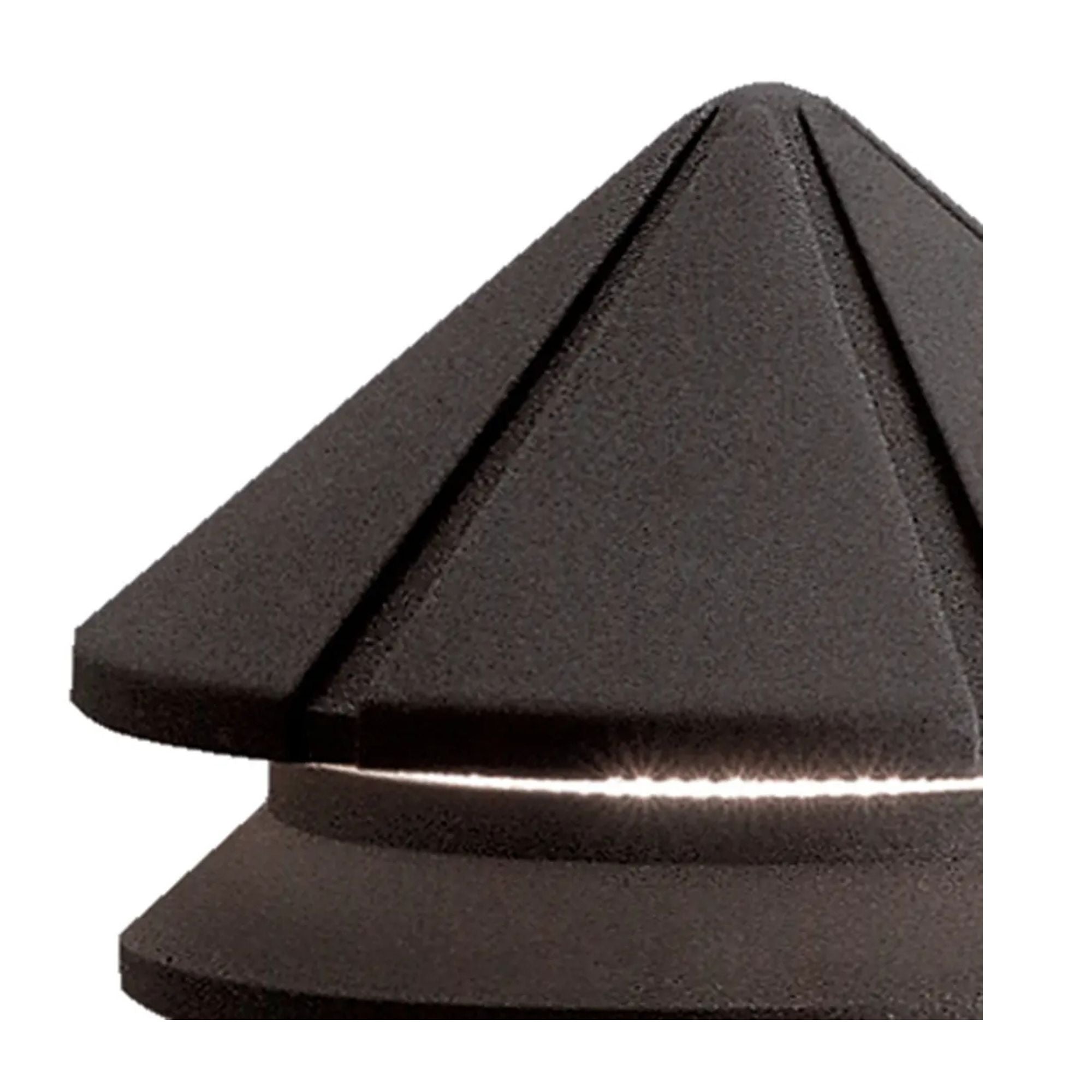 120V Three Tier Path Light, Textured Architectural Bronze