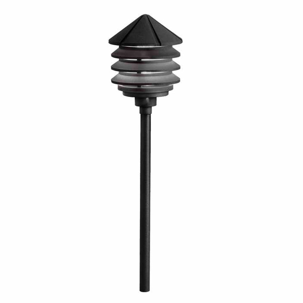120V Landscape Path & Spread Light Textured Black - Bees Lighting