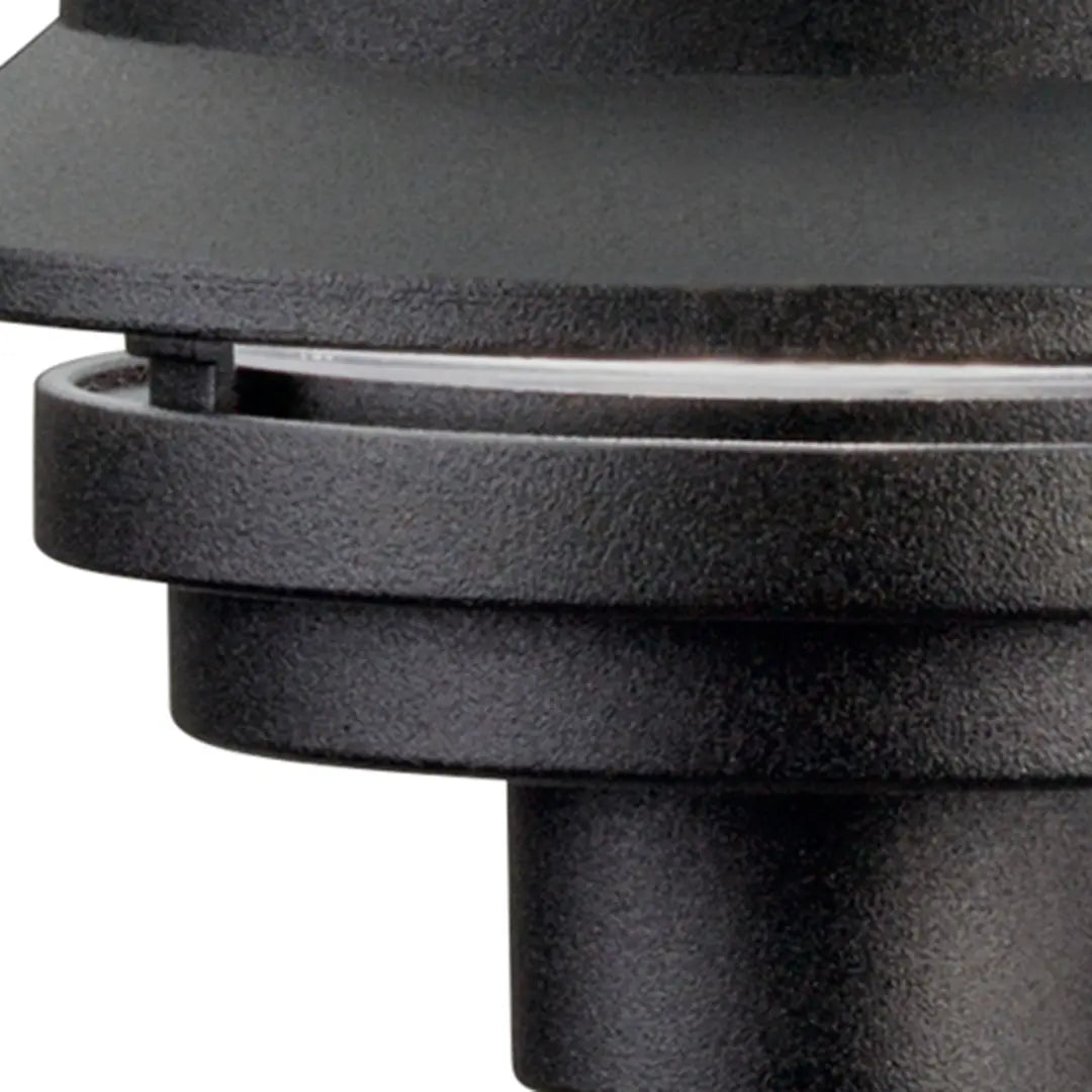 120V Large One Tier Path Light, Textured Black - Bees Lighting
