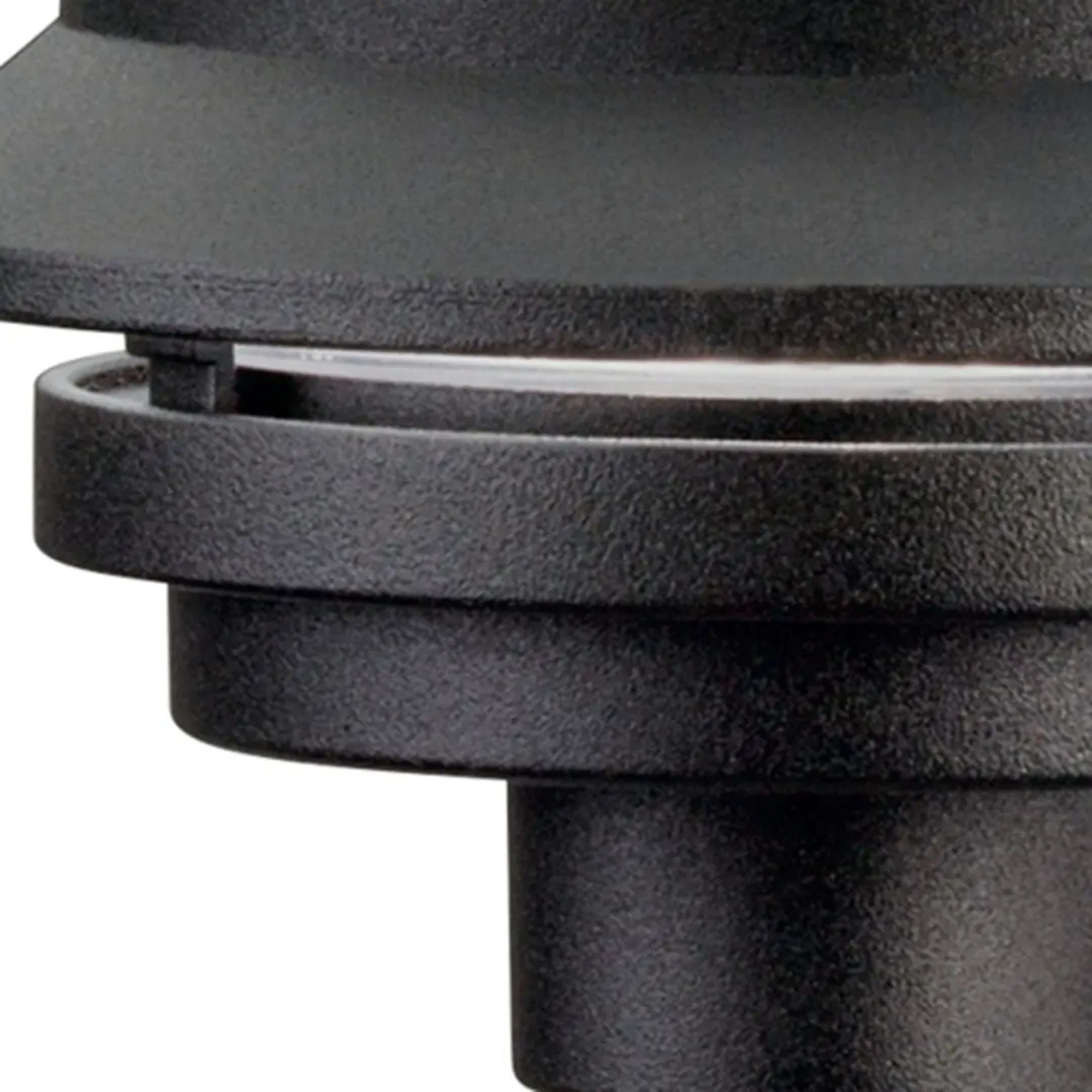 Kichler Six Groove 9.5″ 120V Path Light in Textured Black