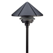 Kichler Six Groove 9.5″ 120V Path Light in Textured Black
