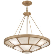 Istria 28" 8-Light Pendant, Ashen Gold Finish - Bees Lighting