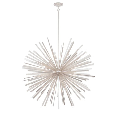 Metropolitan Confluence 48 in. 20-Light Pendant, Piastra White