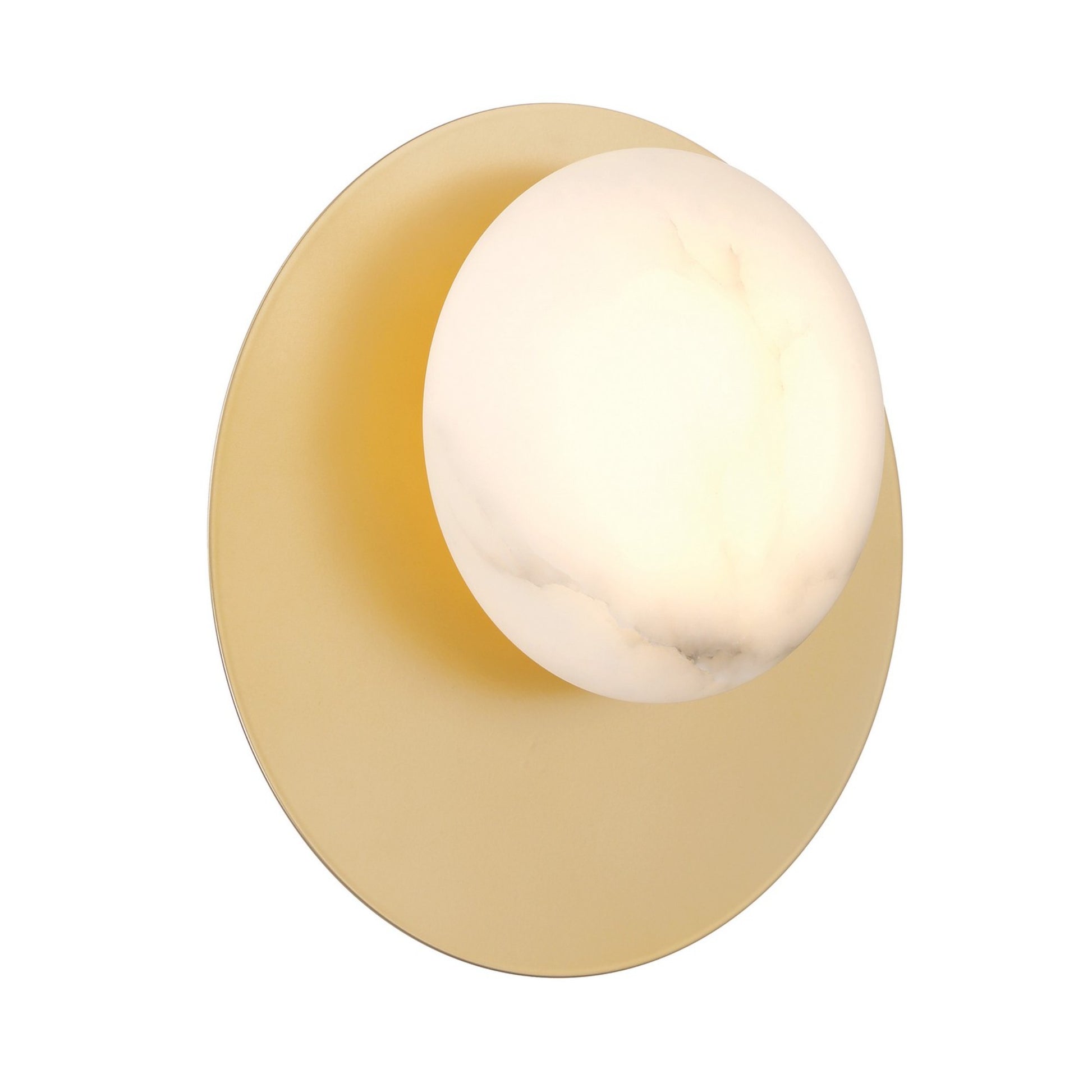 Zill 10" LED Wall Sconce, Lily Gold Finish - Bees Lighting