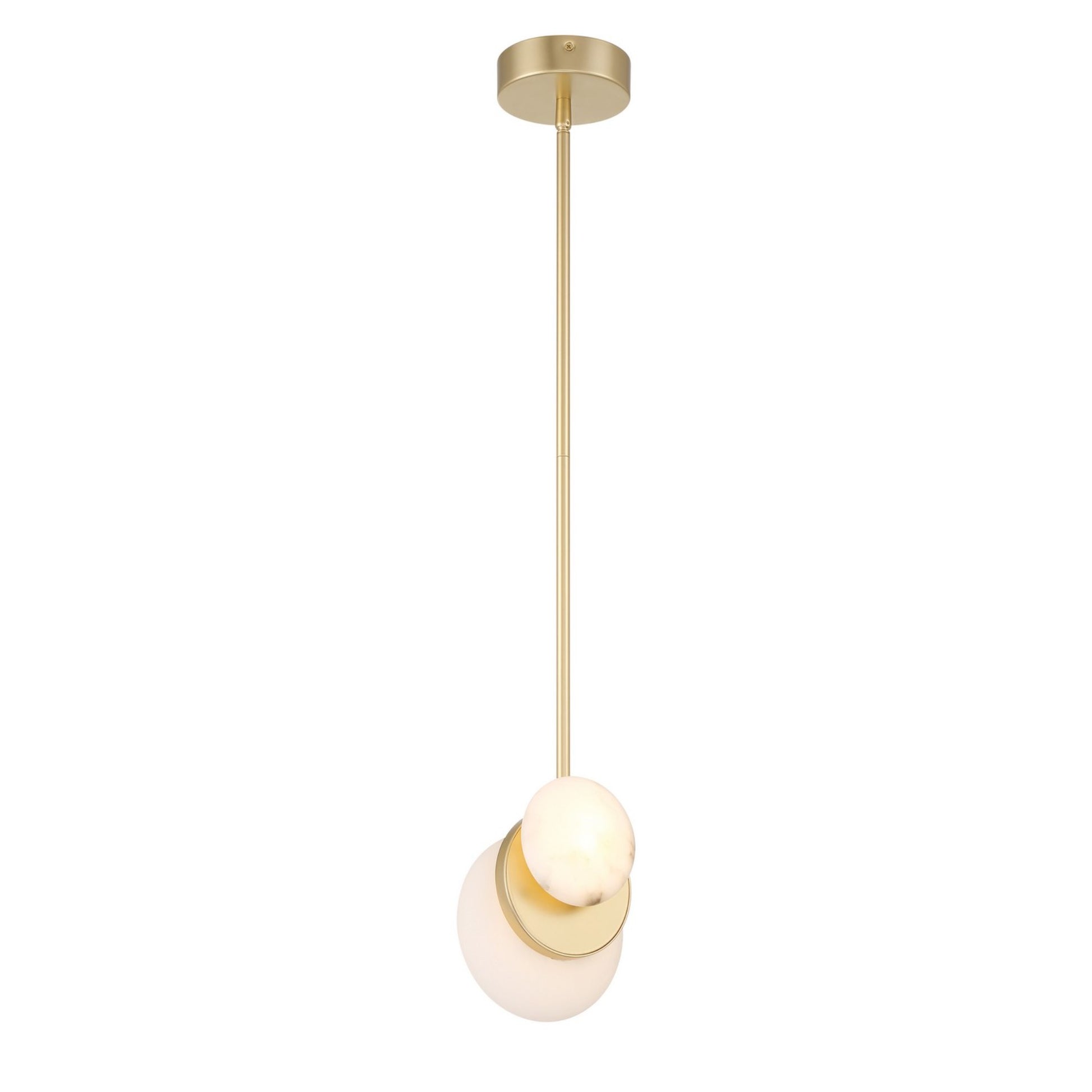 Zill 5" LED Pendant, Lily Gold Finish - Bees Lighting