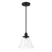 Barwell 10" Mini Pendant, Coal Finish - Bees Lighting