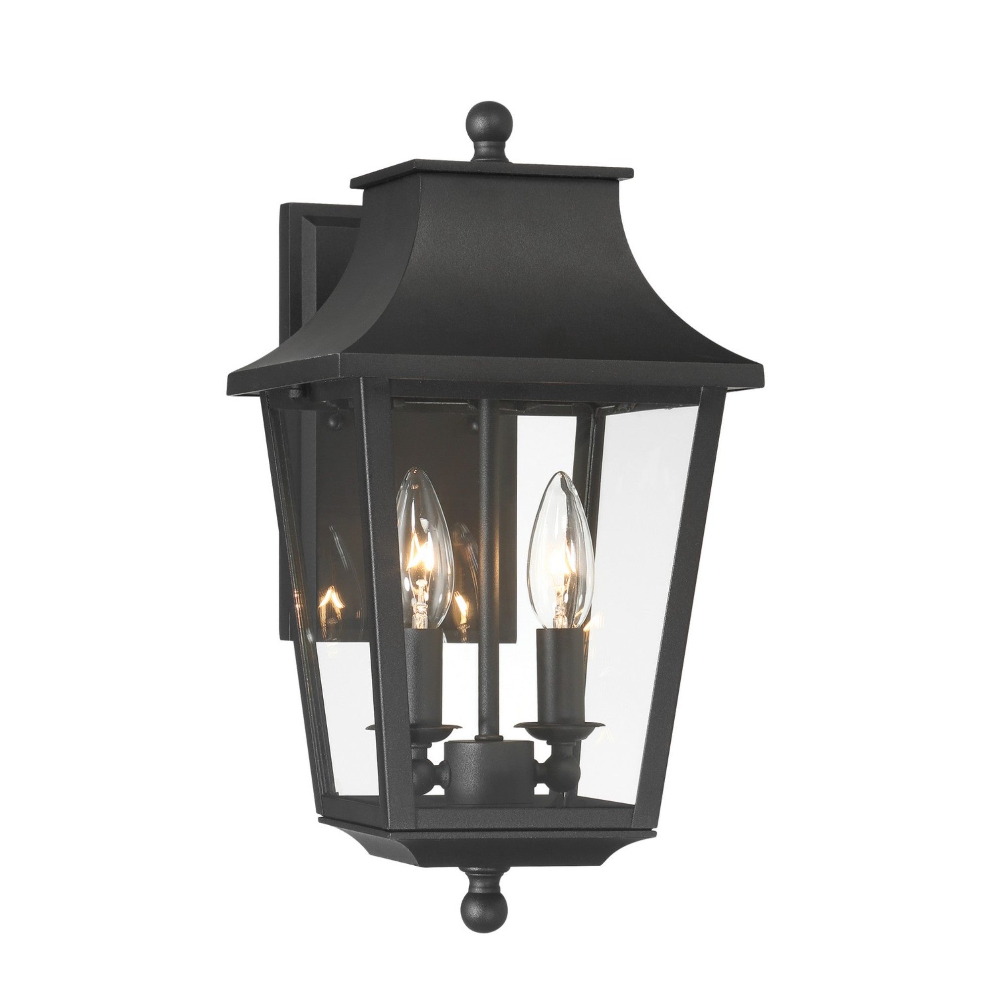 Altimeter Outdoor Wall Sconce Black Finish - Bees Lighting