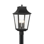 Altimeter 23" 4-Light Outdoor Post Lantern, Sand Coal Finish - Bees Lighting