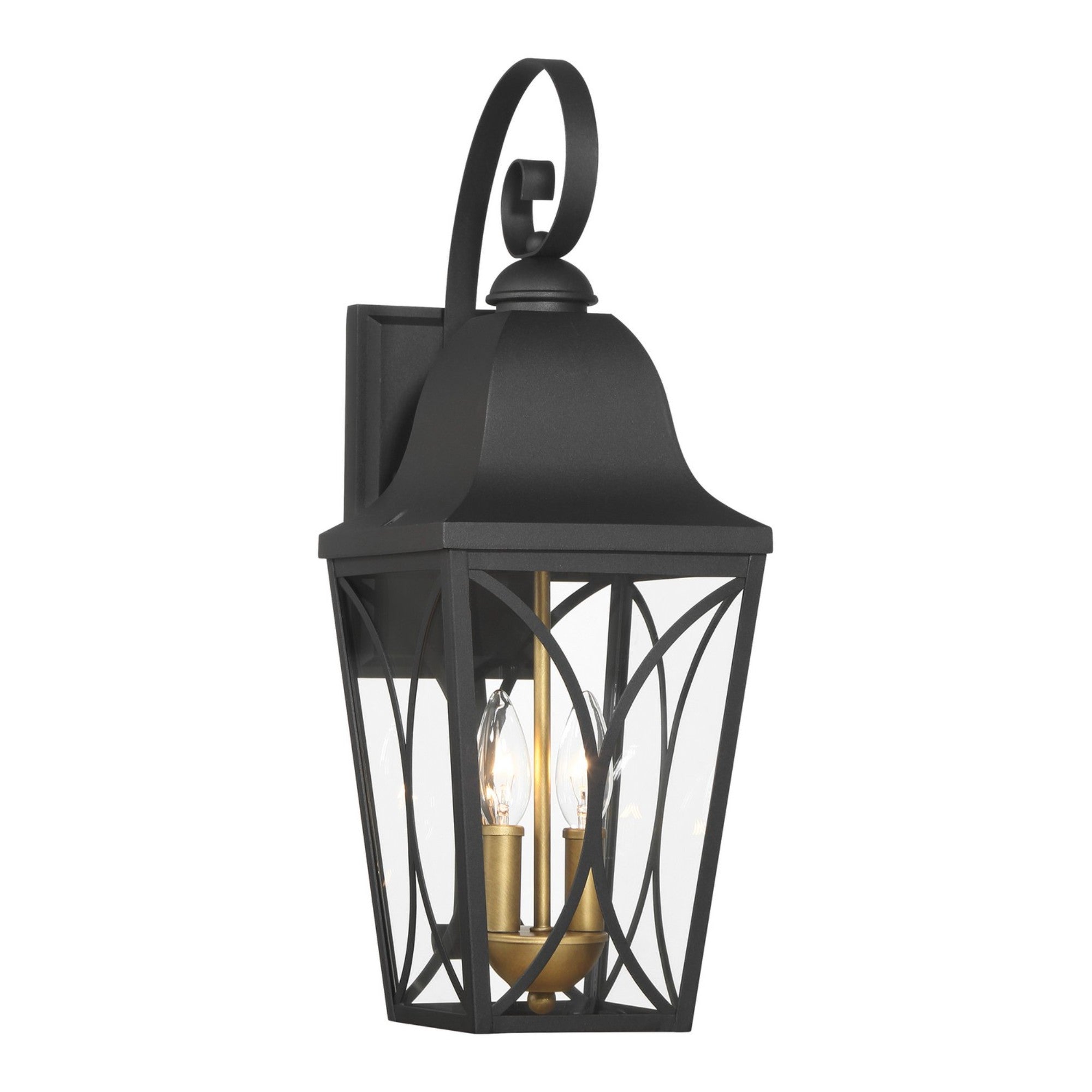 Cardigan Outdoor Wall Sconce Black Finish - Bees Lighting