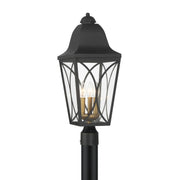 Cardigan Outdoor Post Lights Black Finish - Bees Lighting